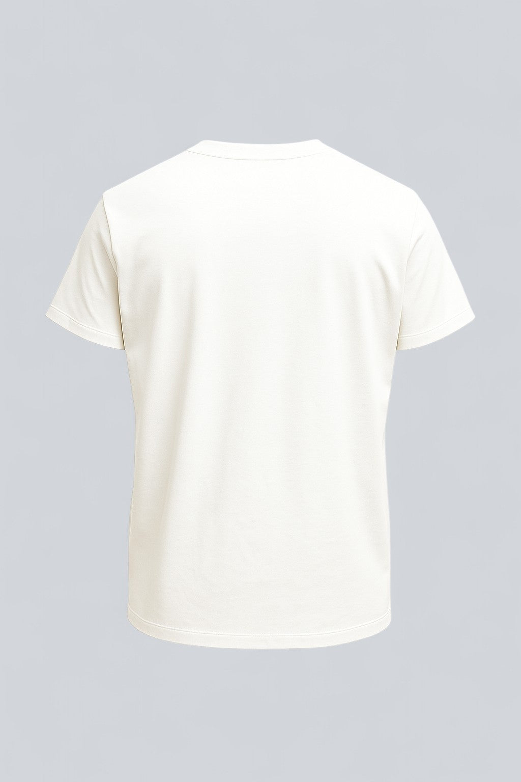 Herre T-shirt i Bomuld – Åndbar Kortærmet Rund Hals – Hvid - - Herre T-shirts - Valmont Wear