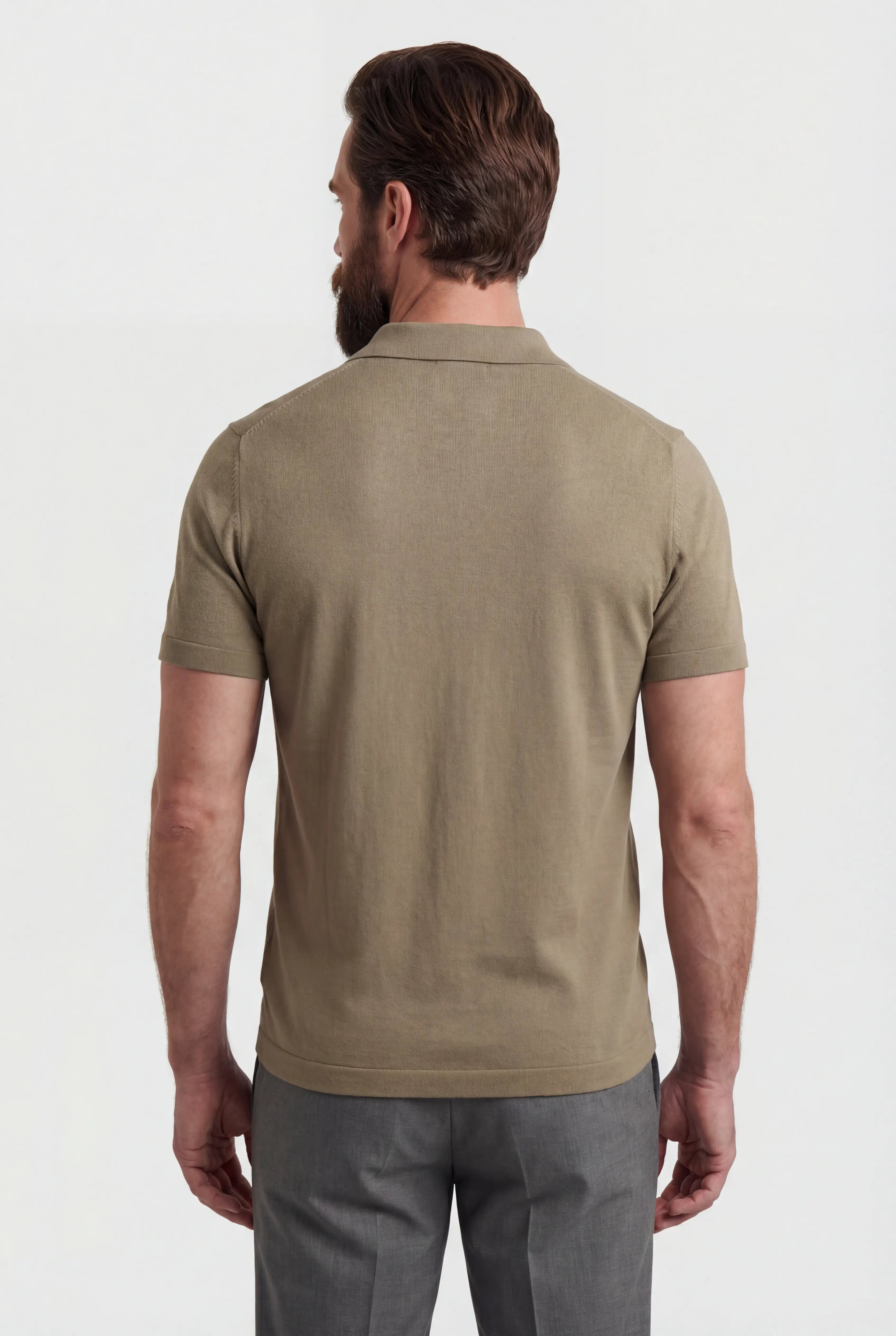 Polo Shirt Mænd i Teknisk Stof Slank Fit