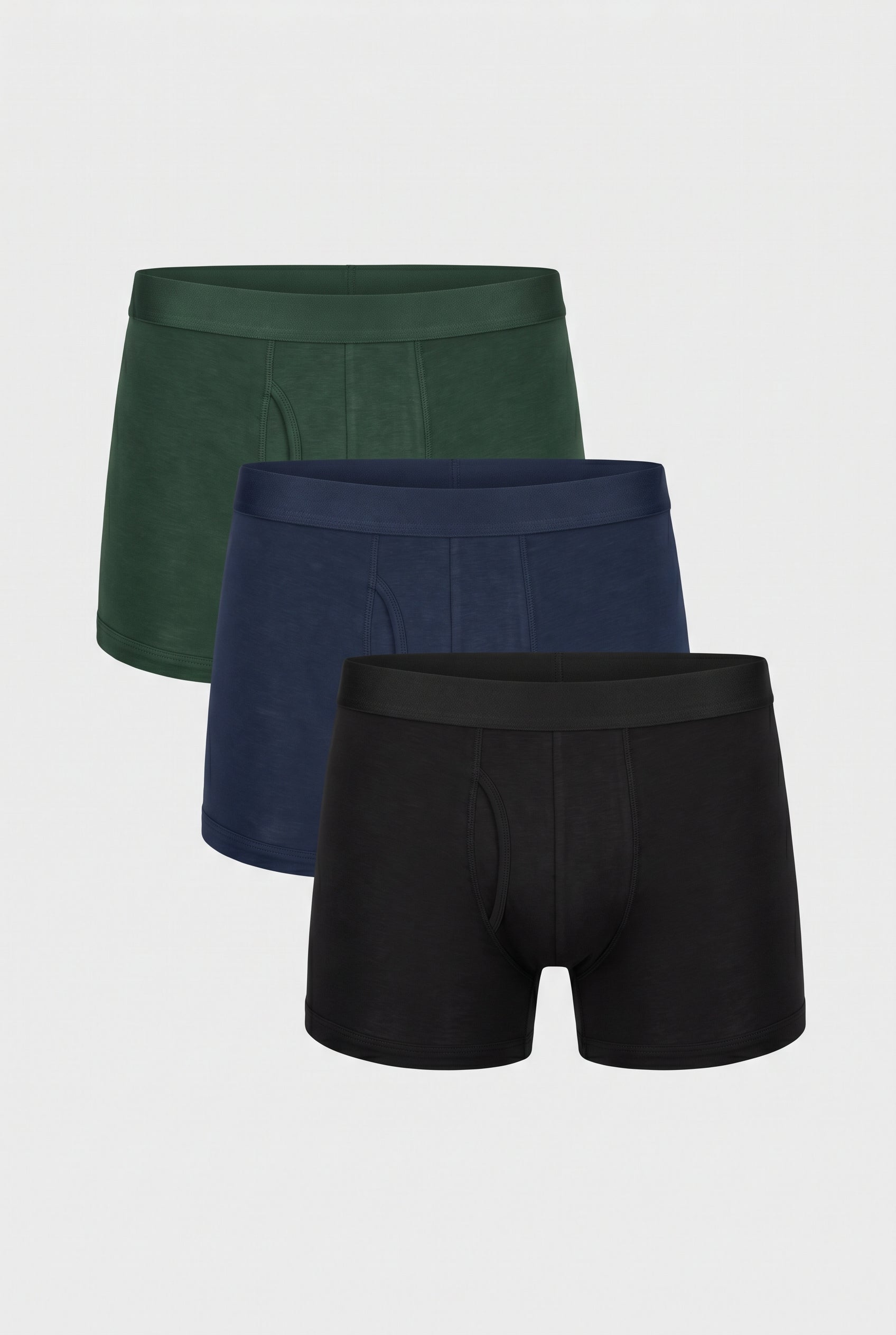 3-pack Bamboo Boxer Shorts - Forest Trio