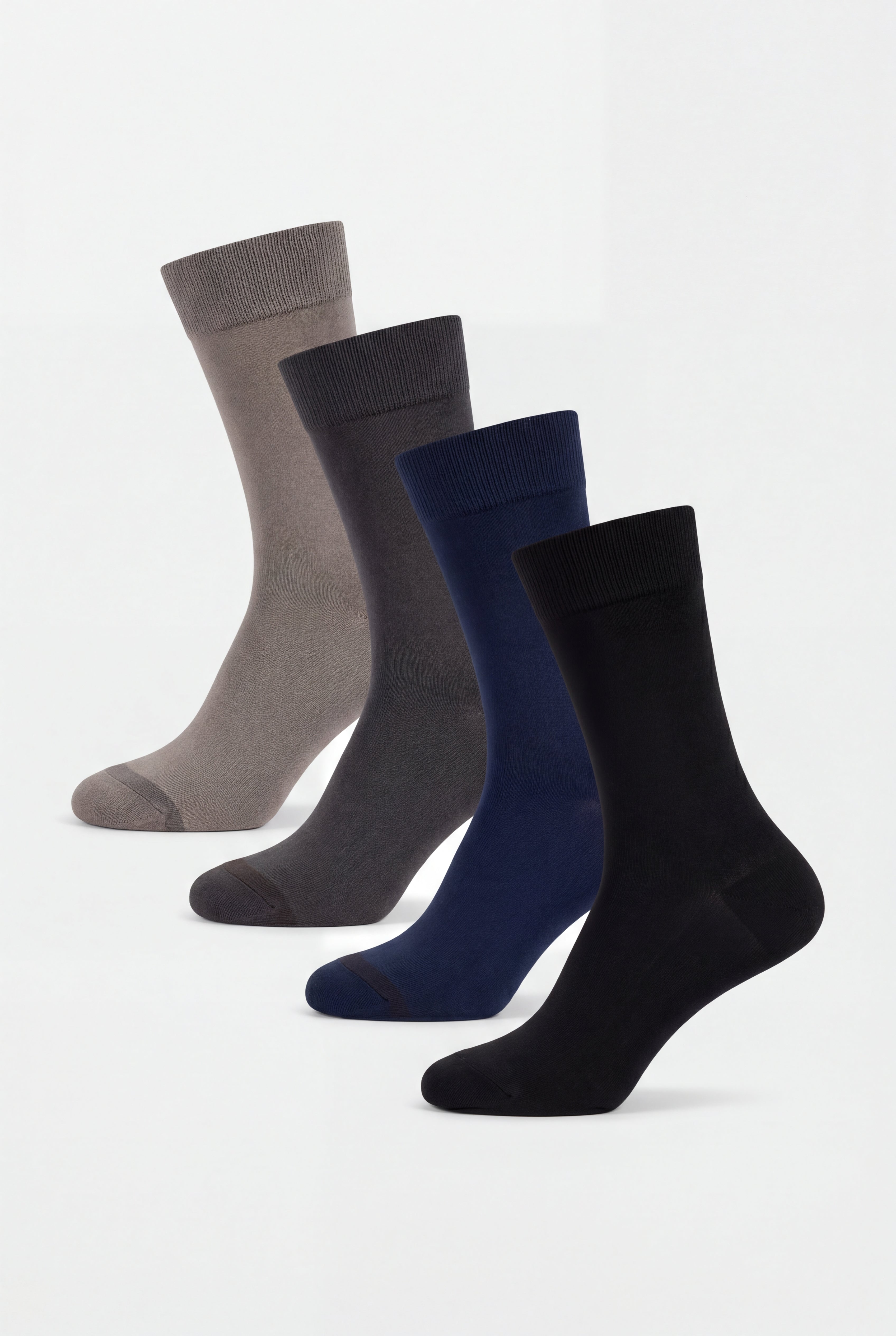 4-pack bambusstrumpor - klassisk gradient