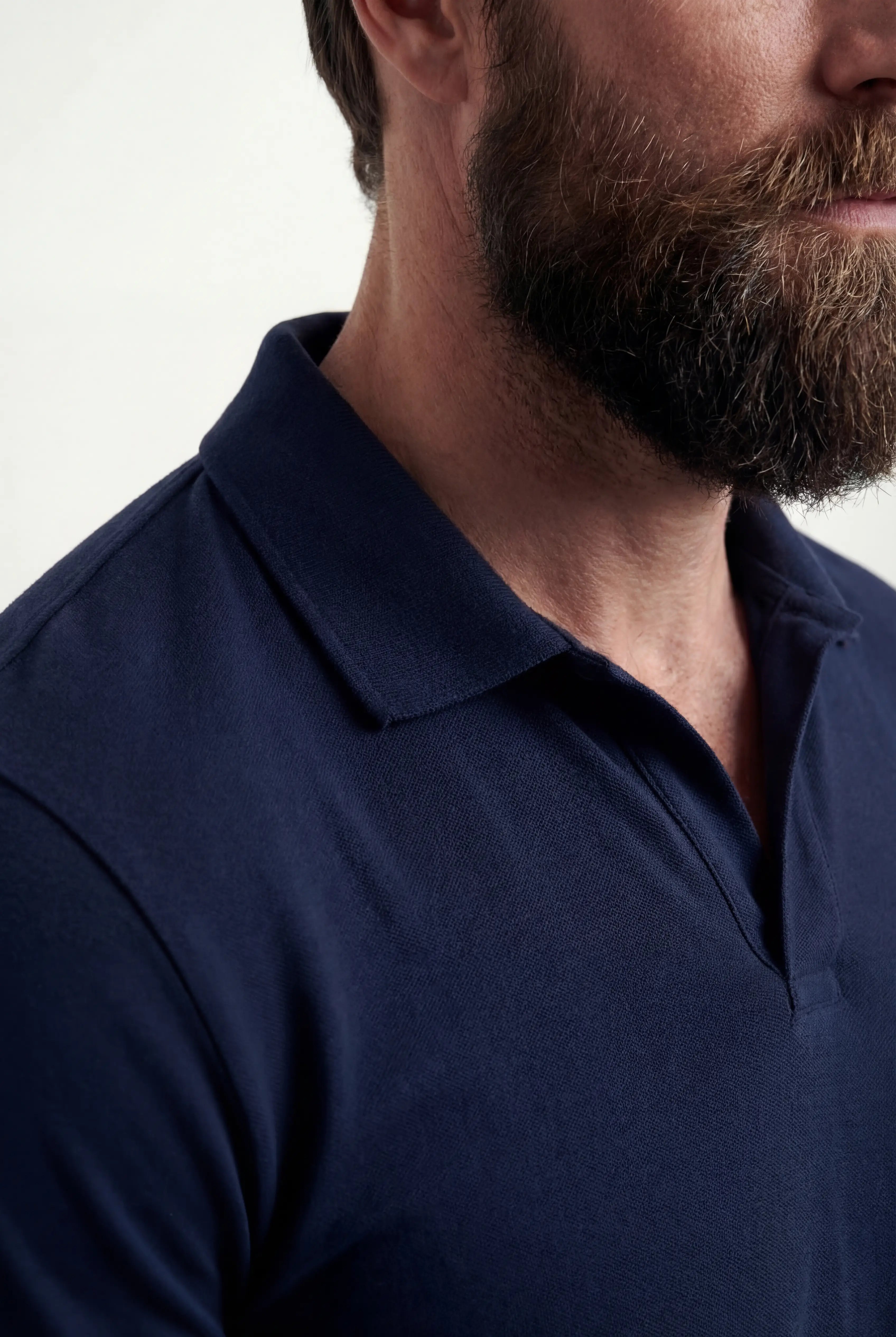 Polo Shirt Mænd i Teknisk Stof Slank Fit