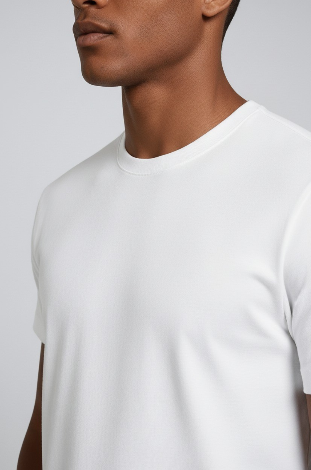 Hvid Slim-Fit T Shirt Herre til Mænd - - Herre T-shirts - Valmont Wear