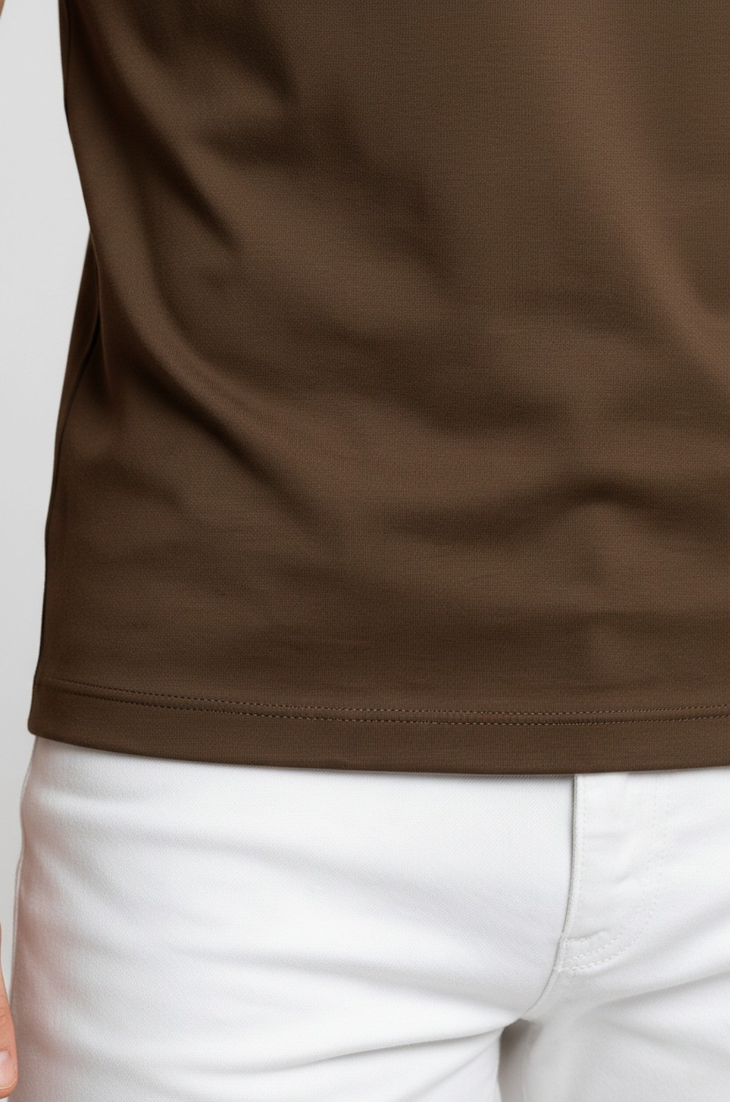 Herre Slim-Fit T-Shirt i Høj Kvalitet Bomuld - - T-shirts - Valmont Wear