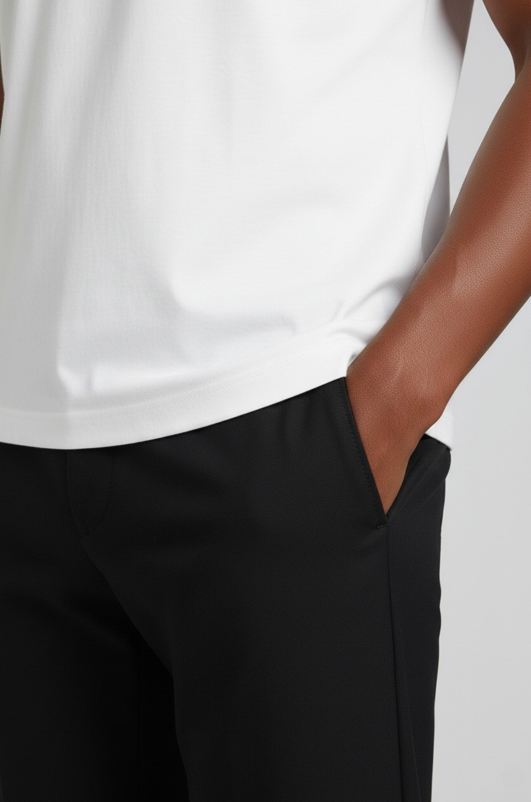 Hvid Slim-Fit T Shirt Herre til Mænd - - Herre T-shirts - Valmont Wear