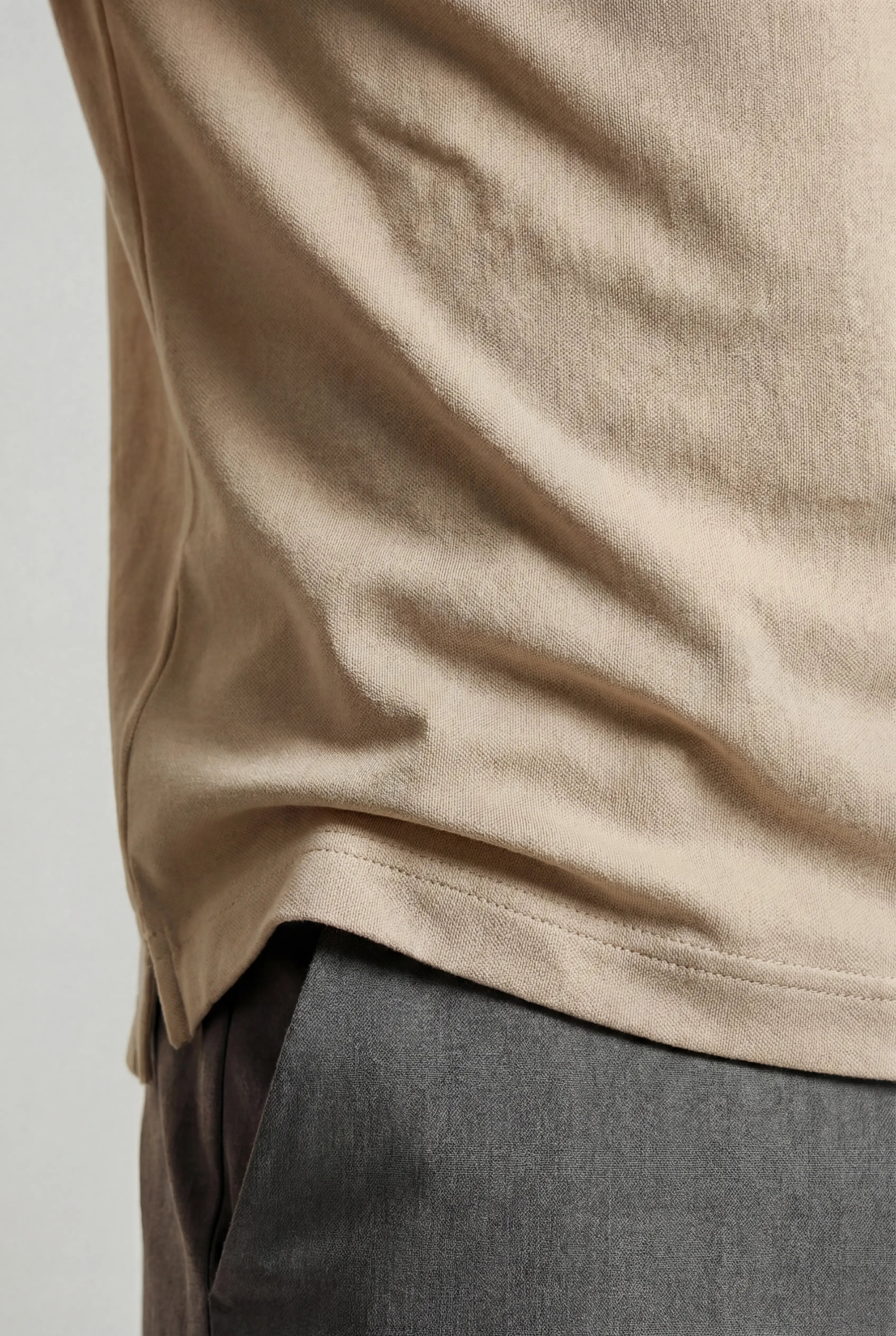 Polo Shirt Mænd i Teknisk Stof Slank Fit