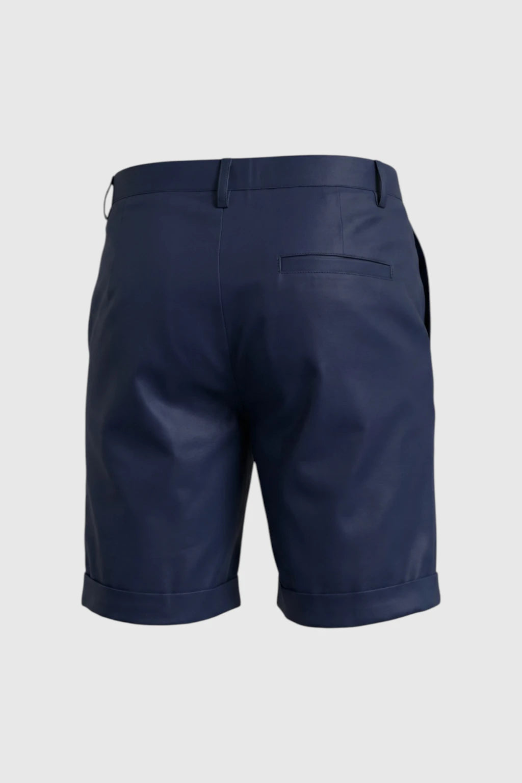 Herreshorts med læg og lommer – Marineblå og alsidige