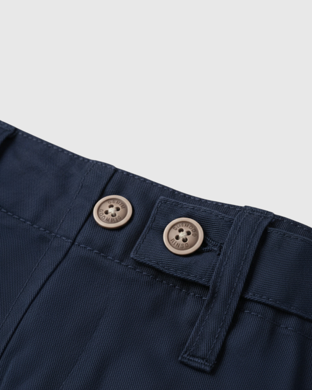 Herre Chinos i Navy Blå – Løs Pasform