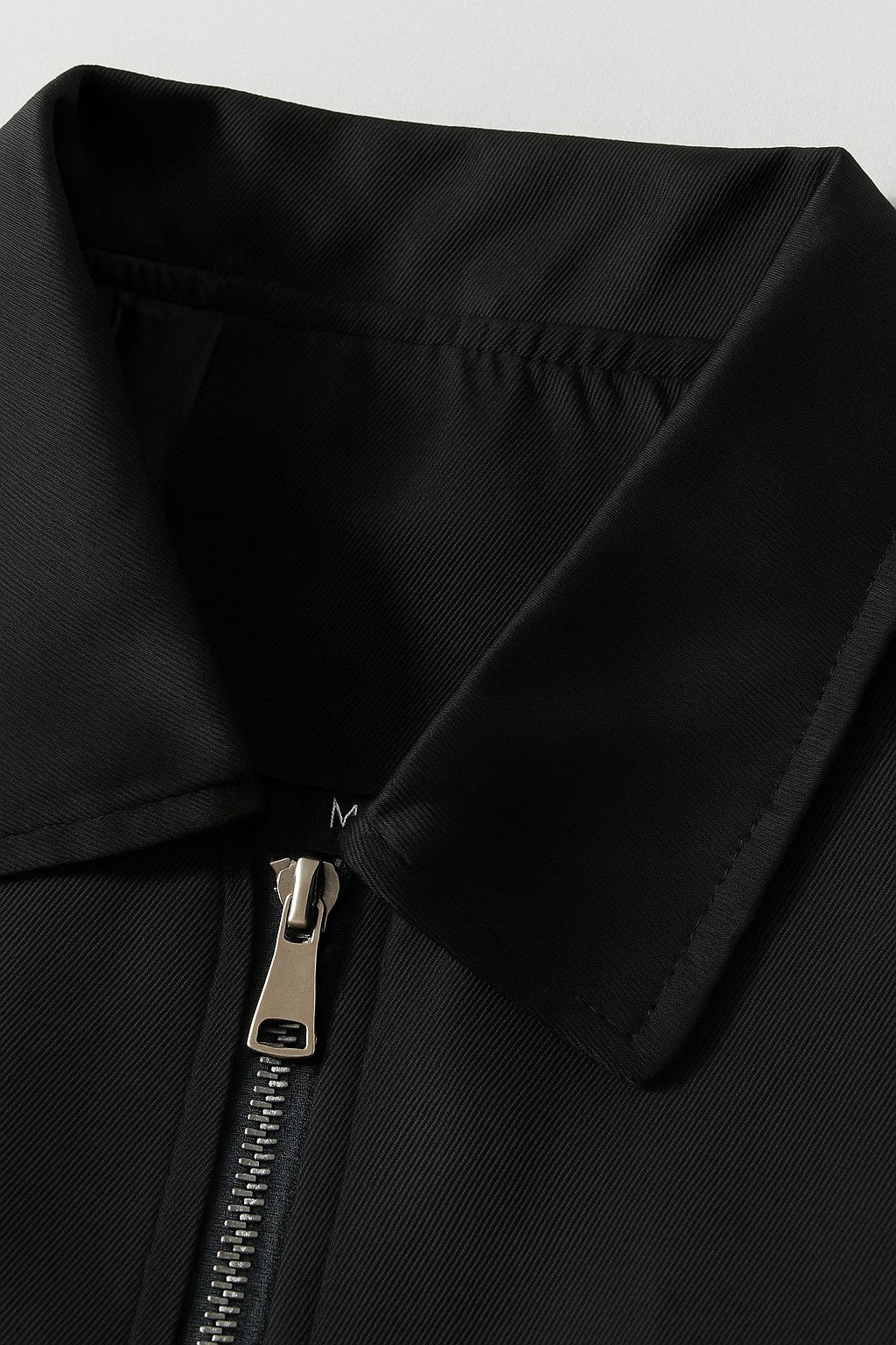 Letvægts Twill Jakke til Mænd – Sort – Regular Fit - - Jakker - Valmont Wear