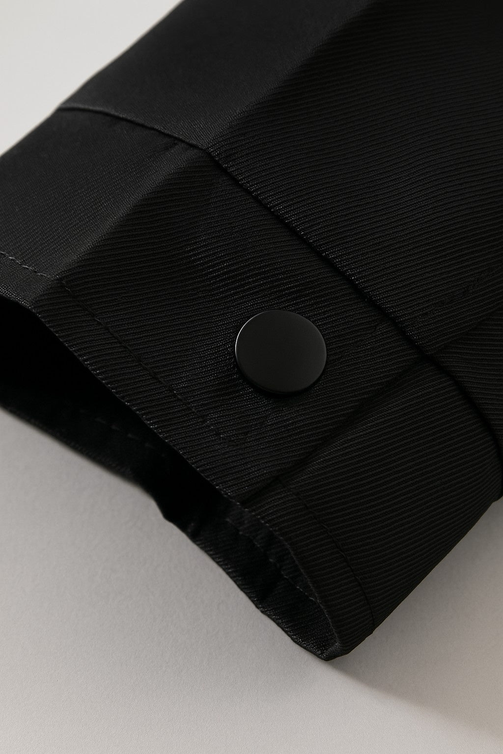 Letvægts Twill Jakke til Mænd – Sort – Regular Fit - - Jakker - Valmont Wear