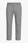 Grå Straight Fit Herrebukser i Bomuld til Hverdag & Fritid - Gray - Pants - Valmont Wear
