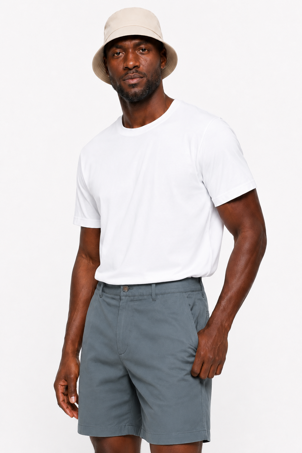 Skifergrijze Herenshorts – Comfortabele Pasvorm en Stijlvol Design - - Shorts - Valmont Wear