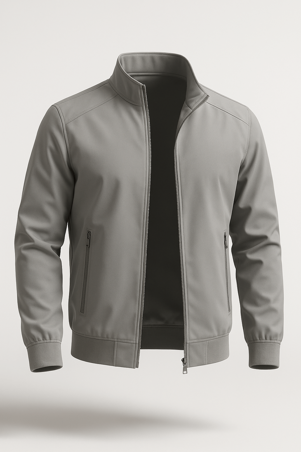 Klassisk Grå Bomberjakke - - Bomberjakke - Valmont Wear