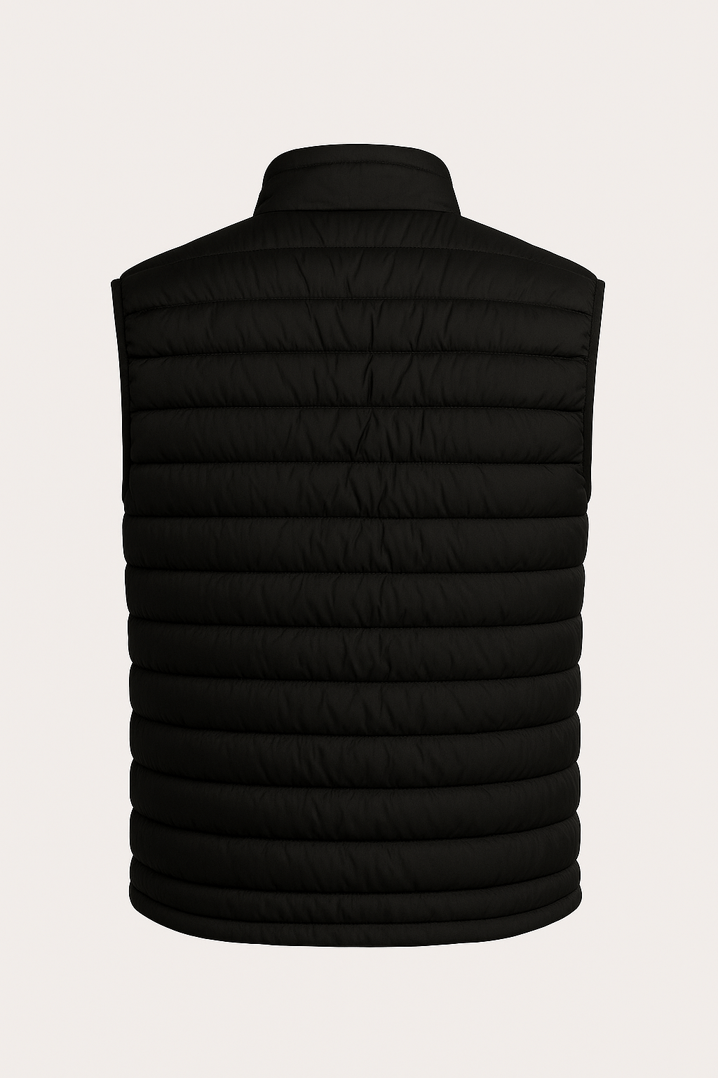 Premium Herre Sort Puffervest - - Puffer Vest - Valmont Wear