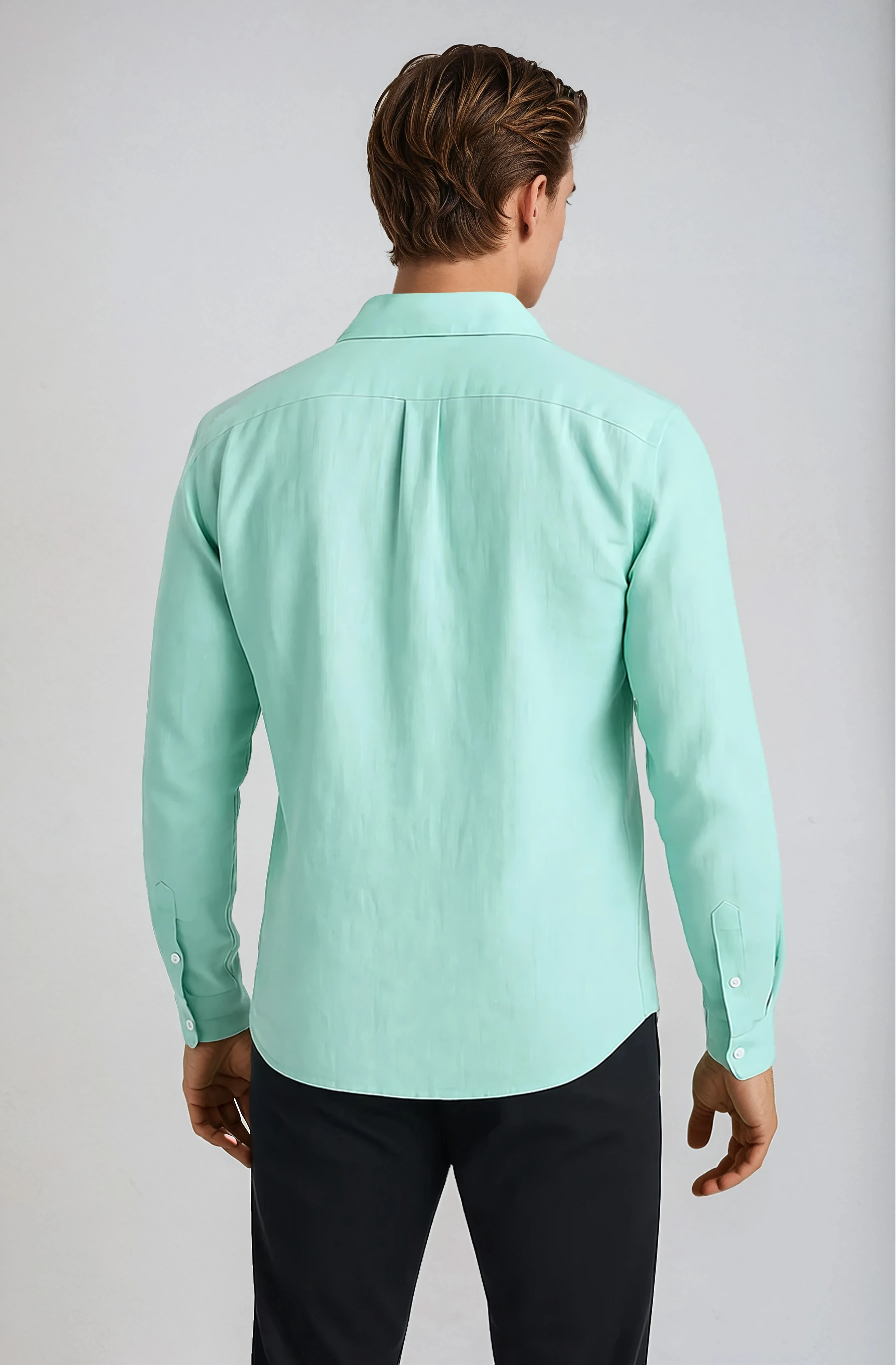 Monaco Linskjorte – Mintgrøn - - Linskjorte - Valmont Wear