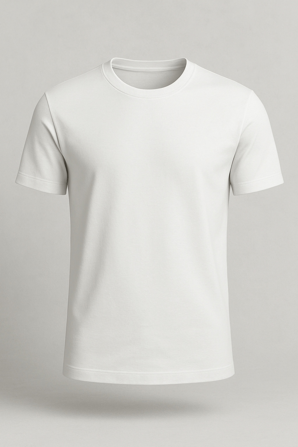 Hvid Slim-Fit T Shirt Herre til Mænd - - Herre T-shirts - Valmont Wear
