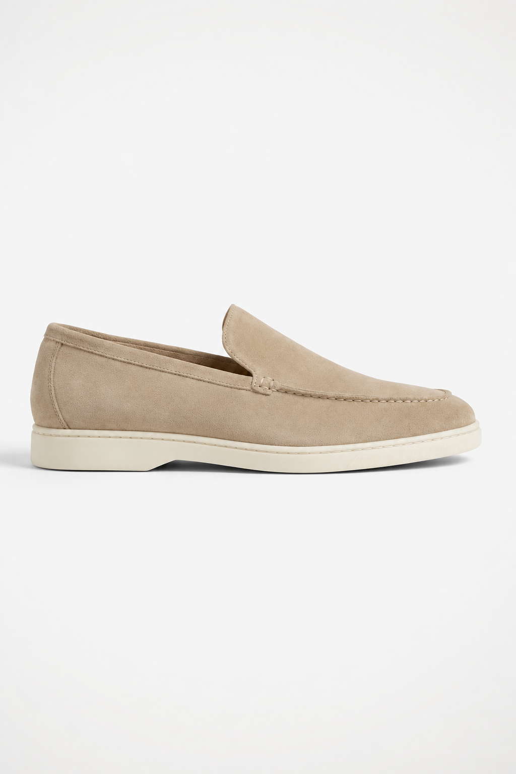 Herre Penny Loafers i Grå/Brun Ruskind - Håndlavede Italienske Lædersko - - Shoes - Valmont Wear