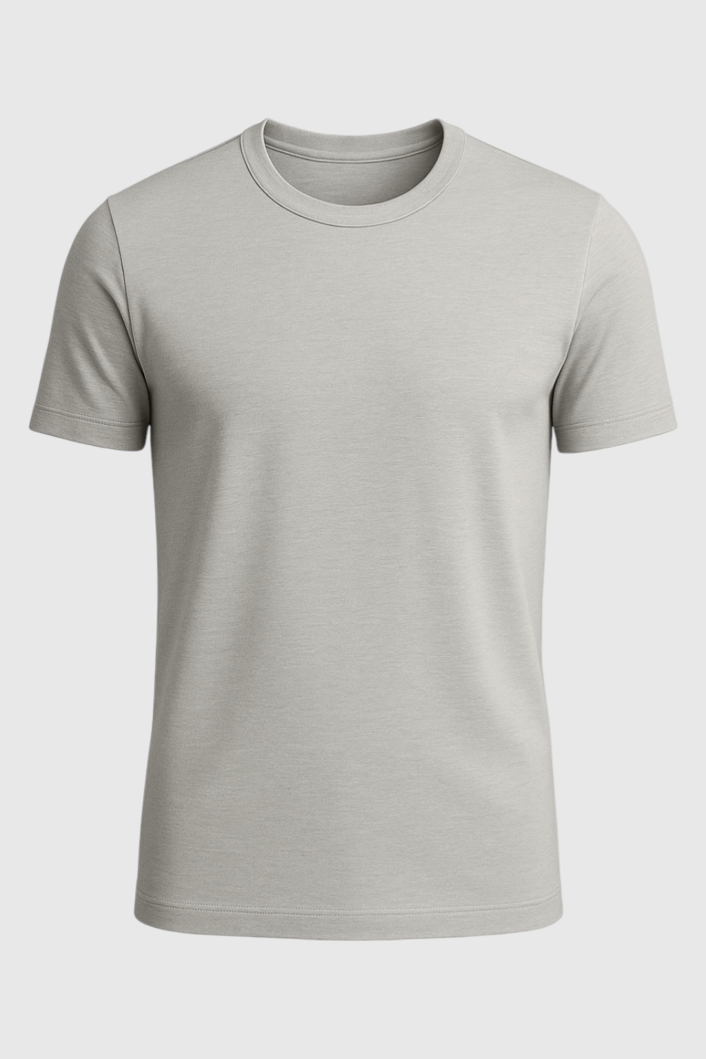 Herre Slim-Fit T-shirt i Grå