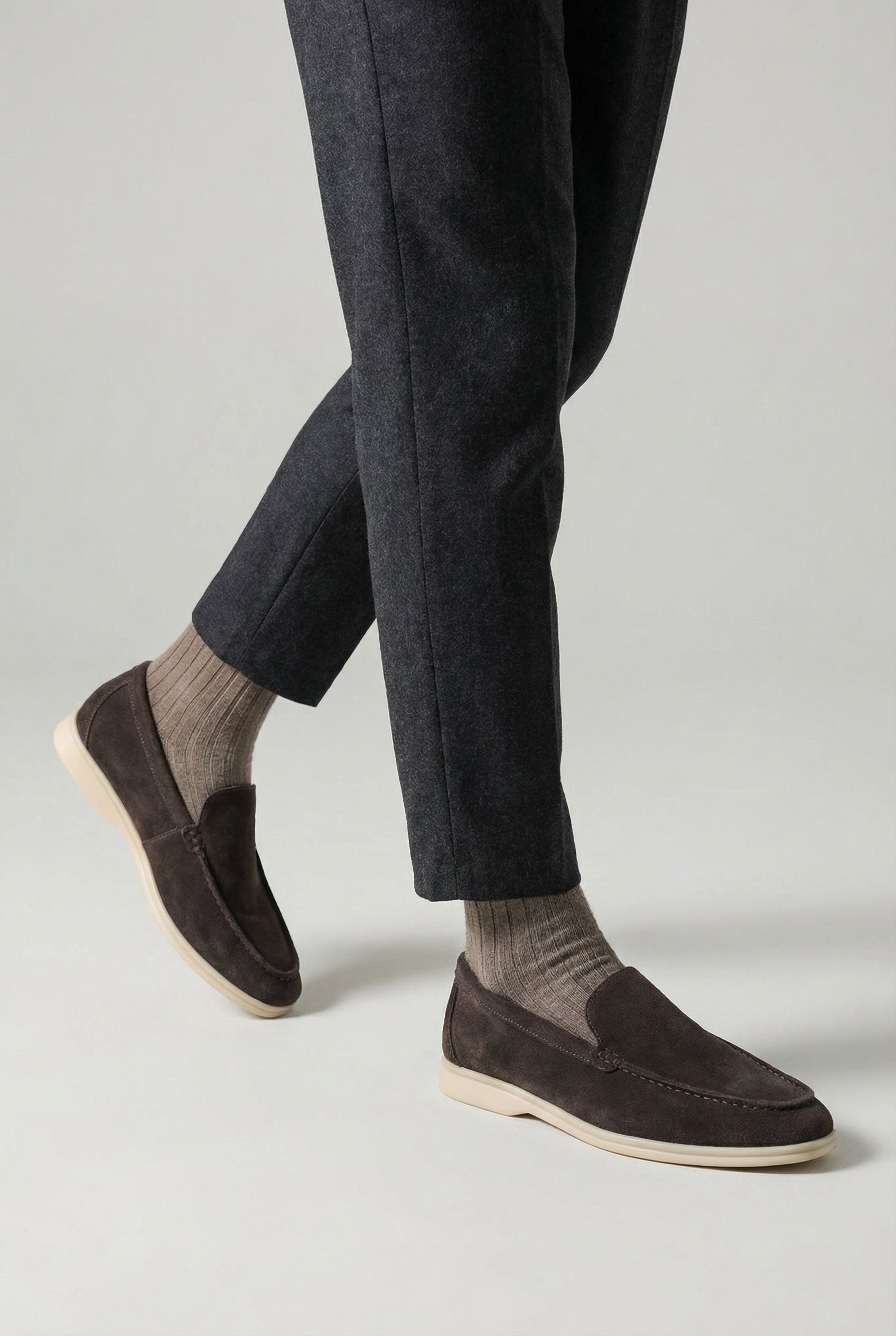 Casual Herreloafers – Chokoladebrun