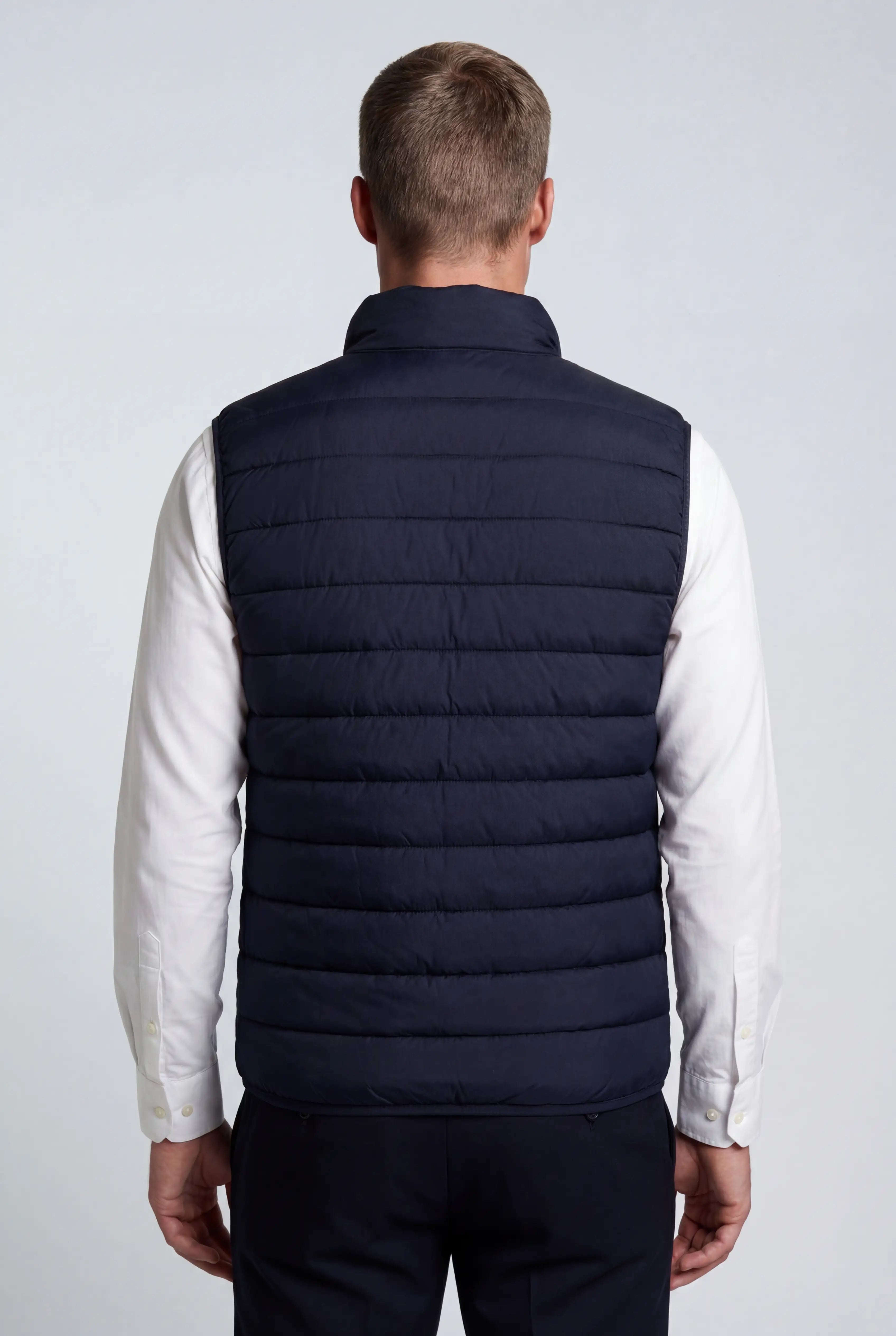 Premium Herre Marineblå Puffervest