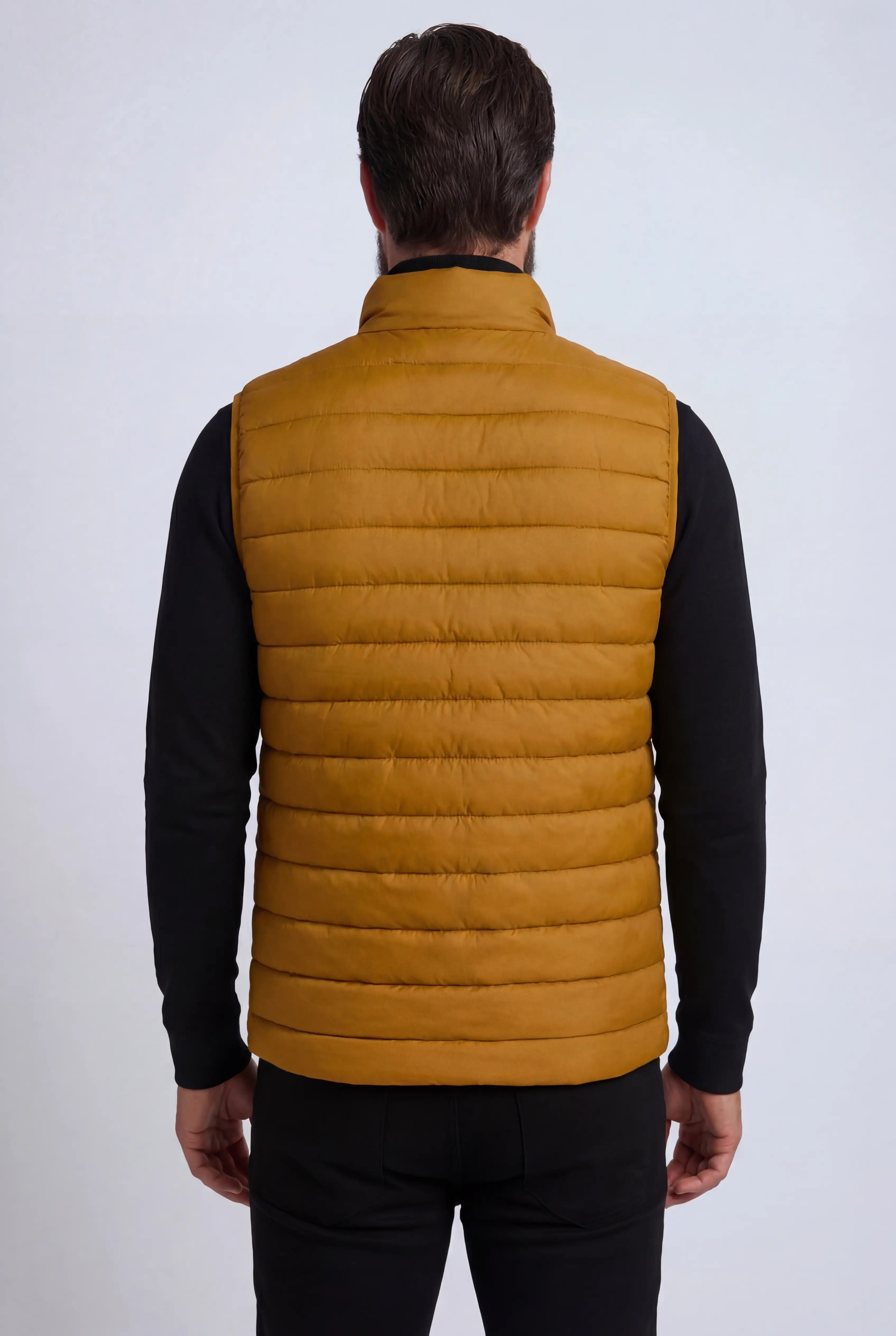 Premium Herre Gurkemeje Puffervest