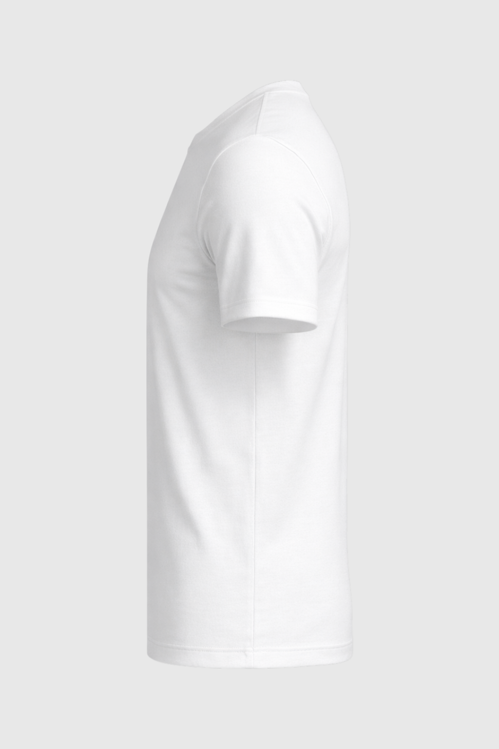 Hvid Slim-Fit T Shirt Herre til Mænd