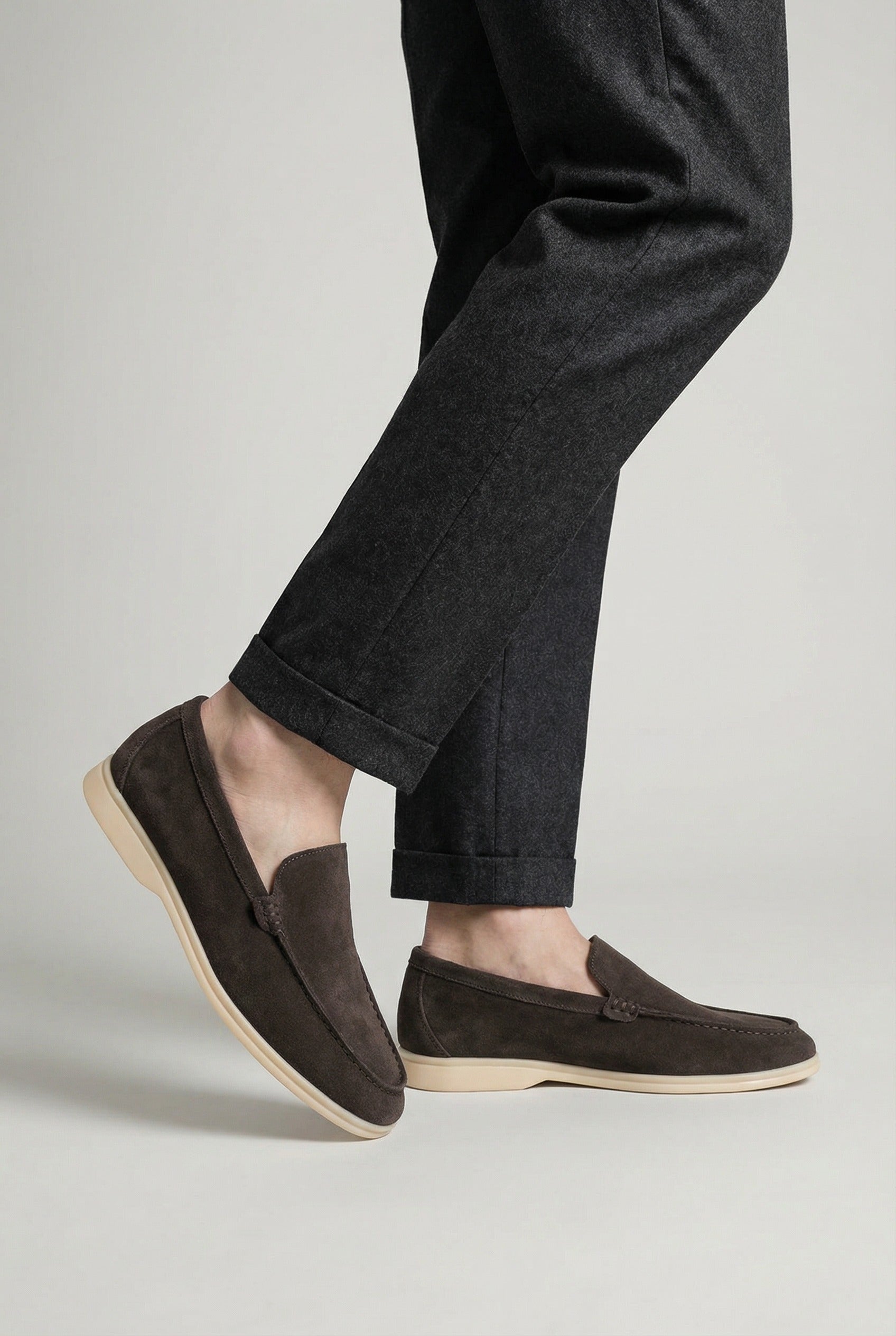 Casual Herreloafers – Chokoladebrun