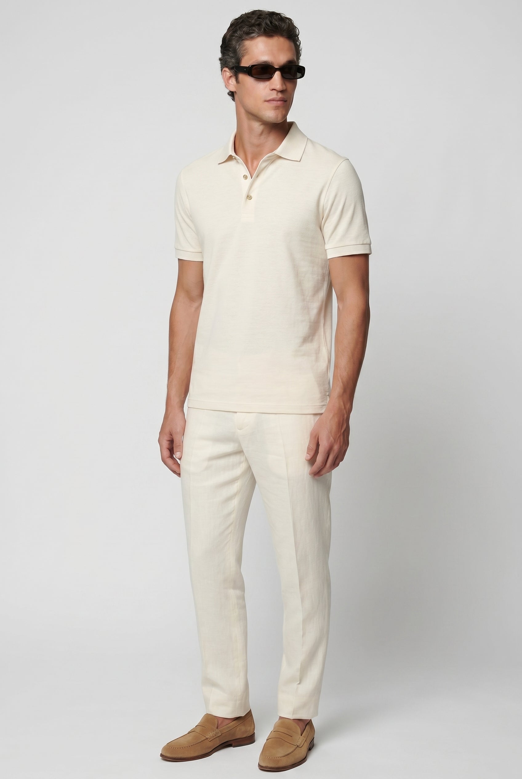 Valmont Wear off-white hor polo italian summer image 1