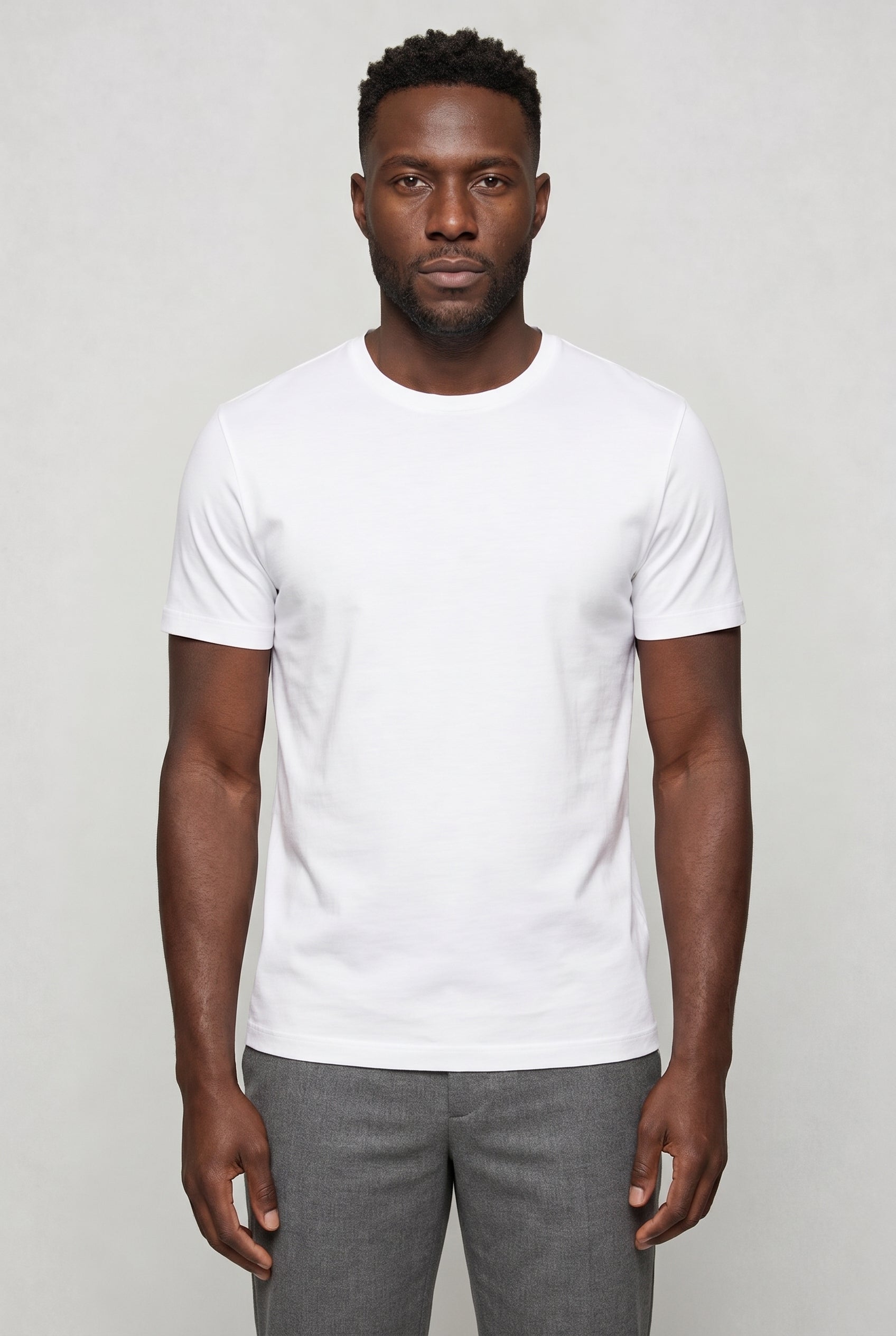Valmont Wear hvid premium crew t-shirt bomuld image 1