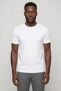 Herren T-Shirt Weiß – Premium Weiche Baumwolle Rundhalsausschnitt Passform