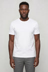 Herre T-shirt Hvid – Premium Blød Bomuld Crew Neck Pasform - Hvid - T-shirts - Valmont Wear