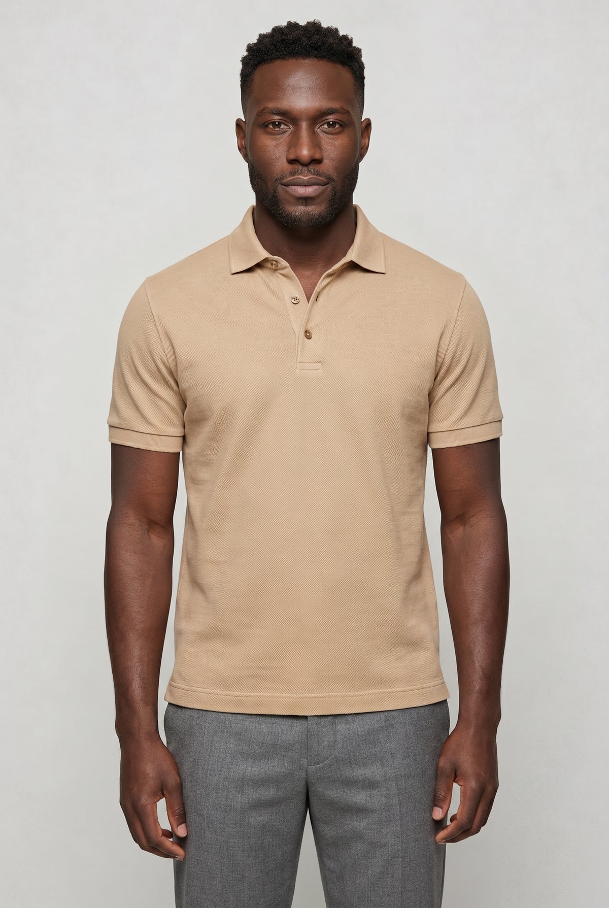 Valmont Wear sand hør polo premium pique image 1