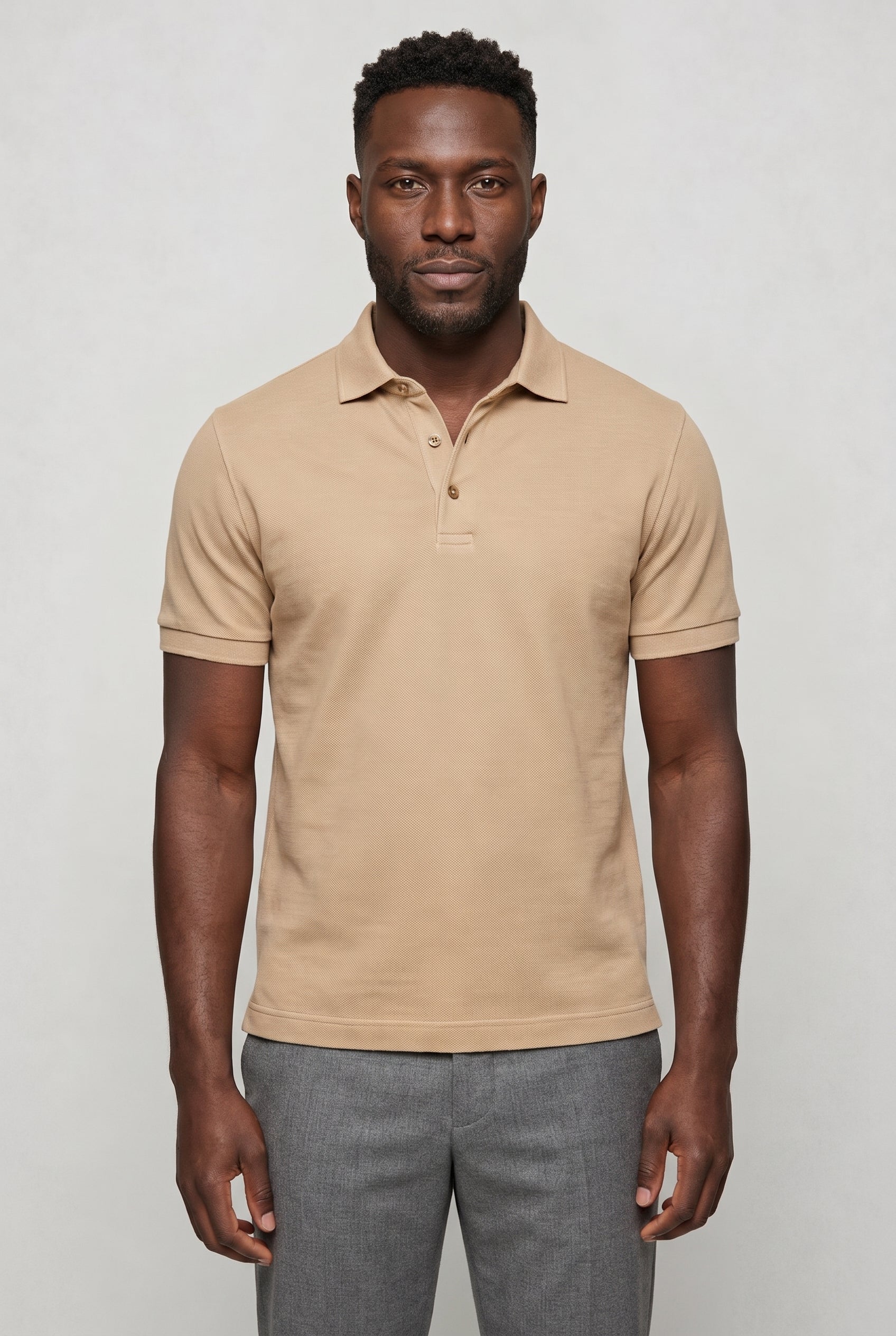 Valmont Wear sand hør polo premium pique image 1