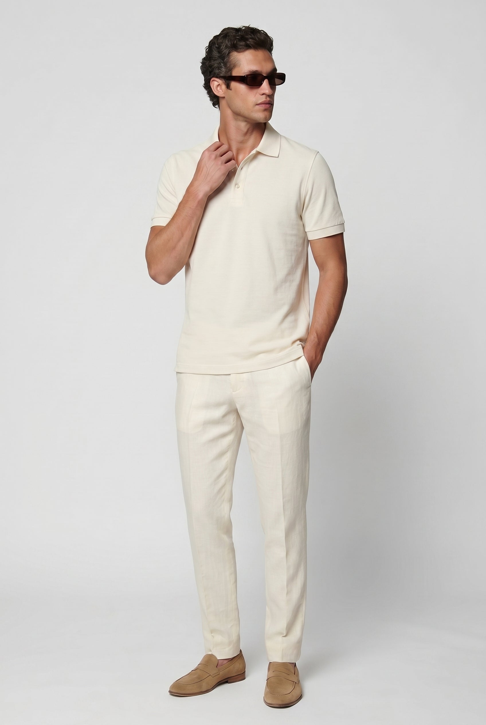 Valmont Wear off-white hor polo italian summer image 2