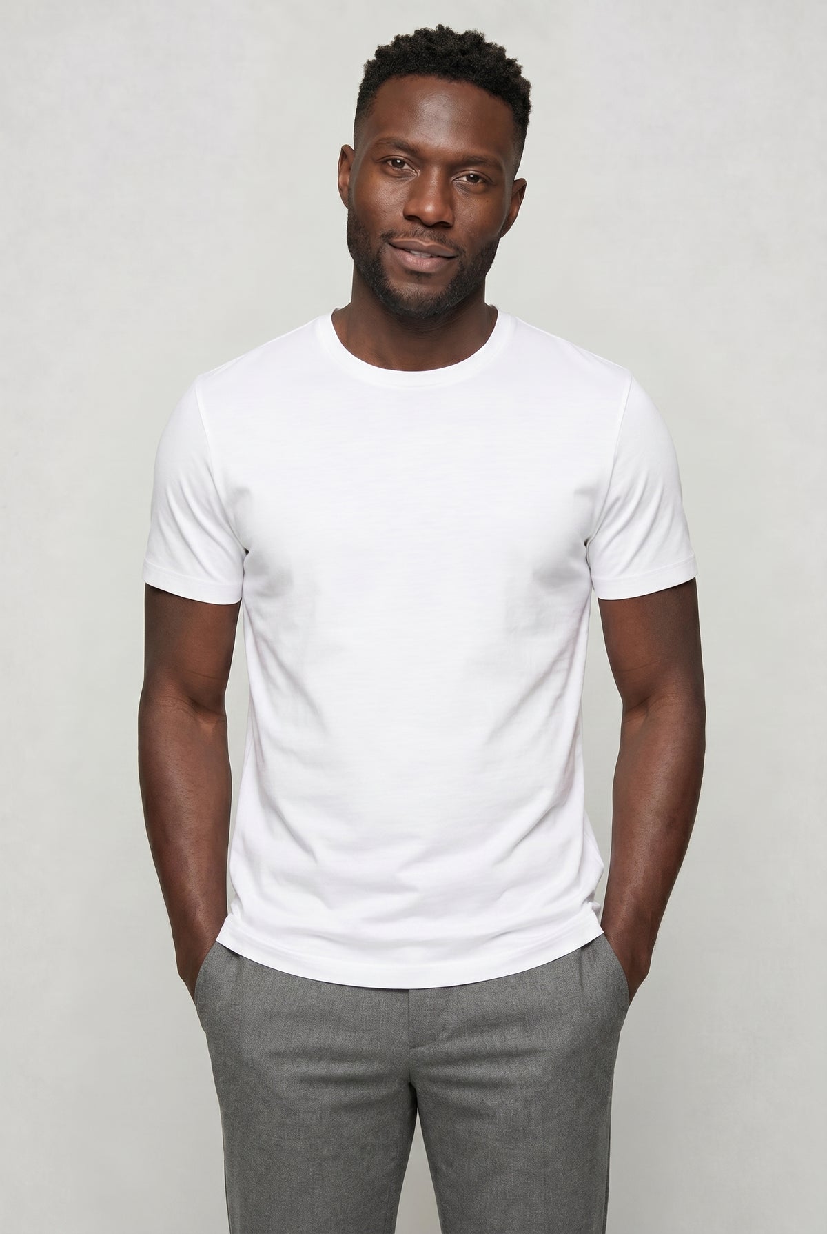 Valmont Wear hvid premium crew t-shirt image 3