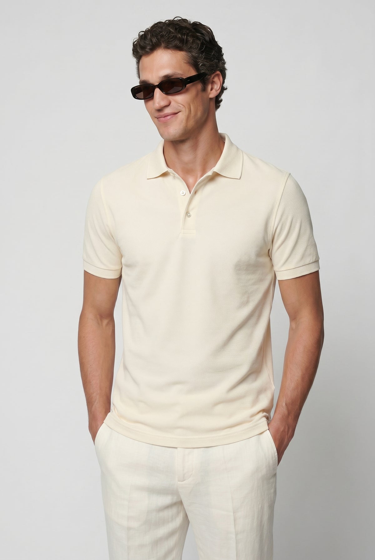 Valmont Wear off-white hor polo italian summer image 3