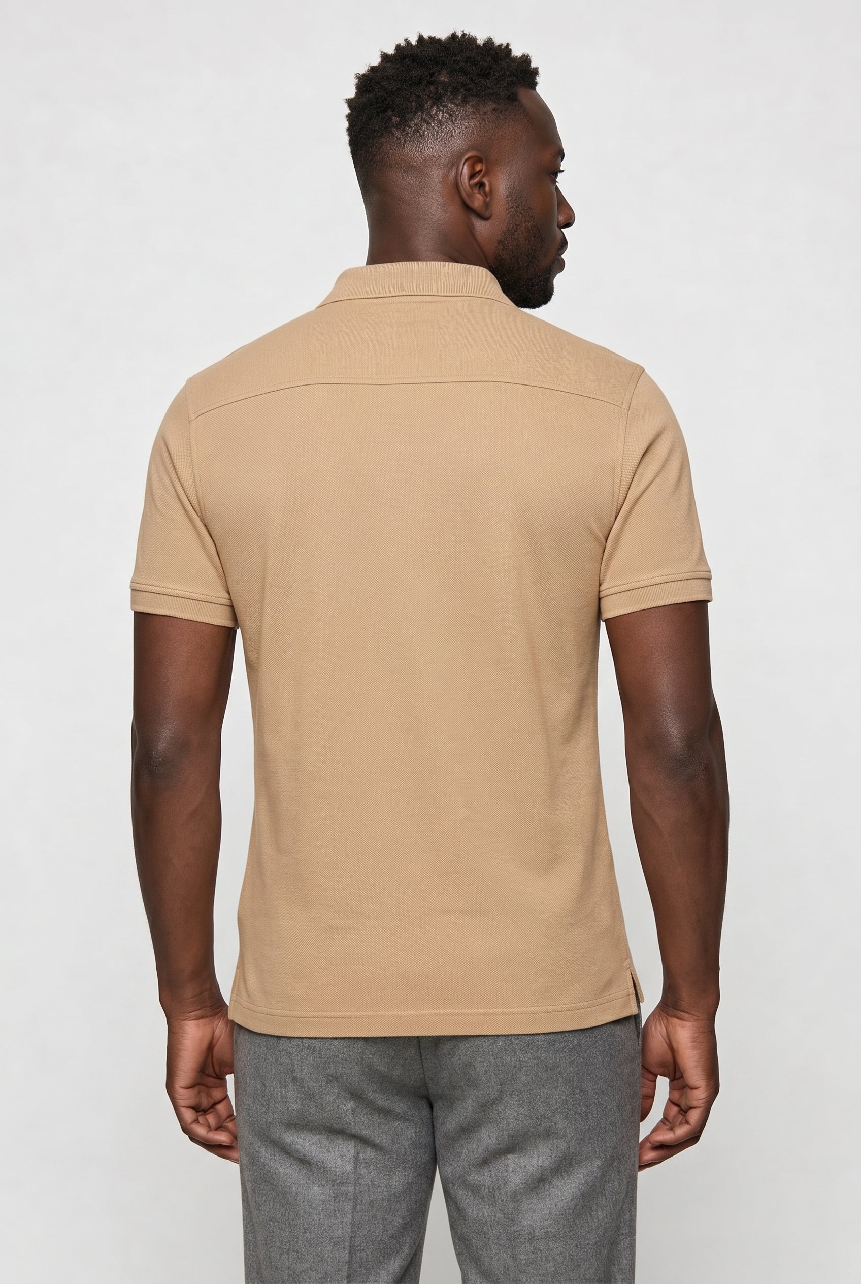 Valmont Wear sand hør polo premium pique image 4