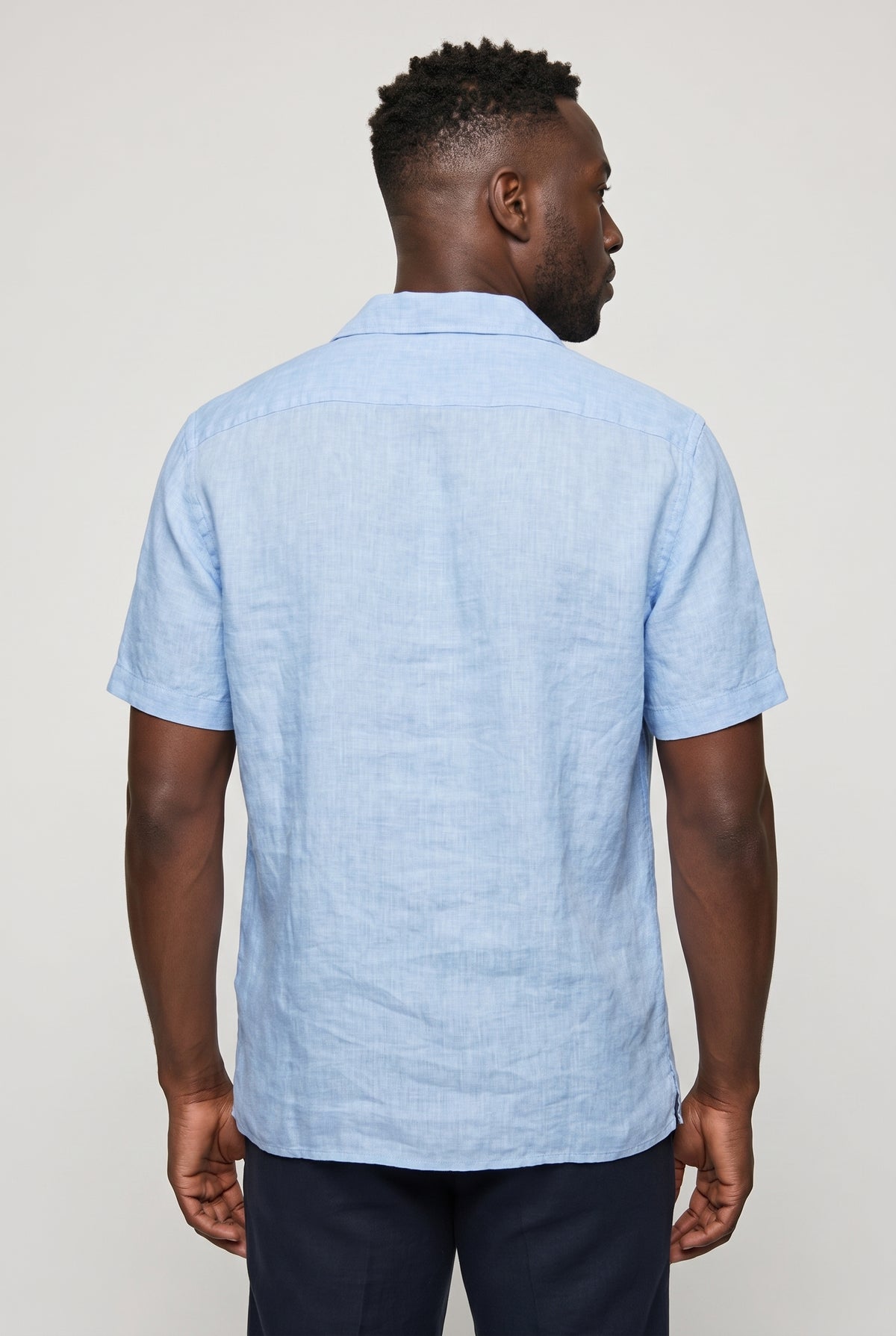 Valmont Wear lyseblaa hor skjorte korte aermer image 4