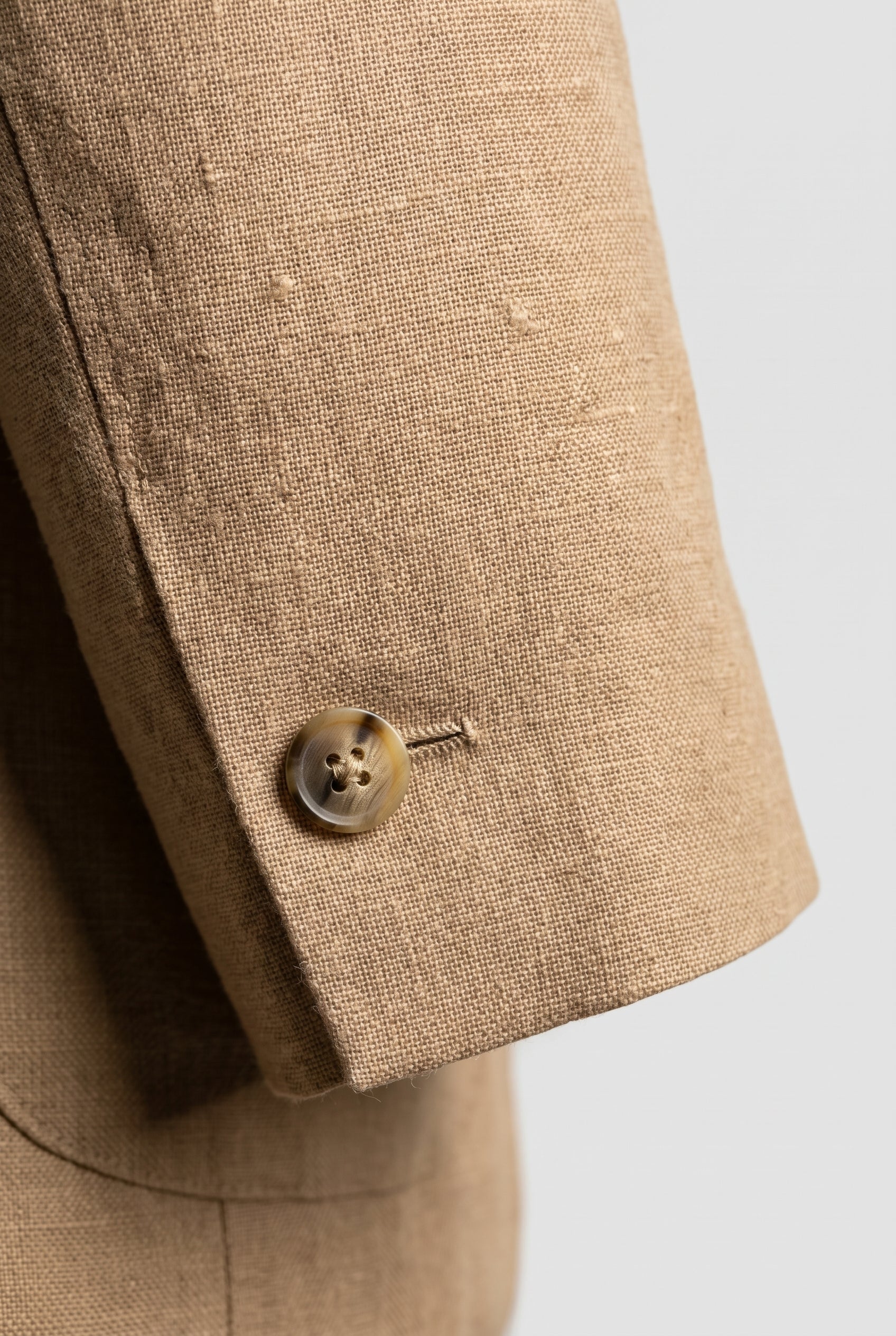Valmont Wear beige hør blazer ustruktureret premium linnen image 6