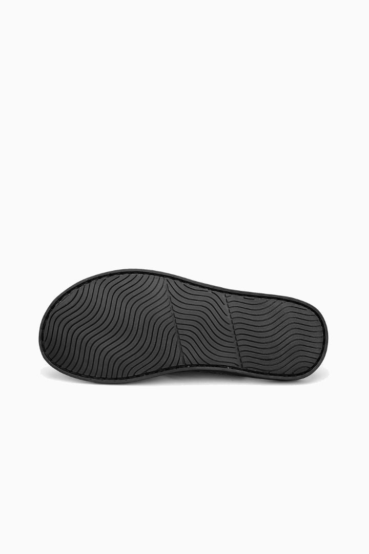 Herresandaler i Brun Læder - Krydsrem Slip-On til Sommer