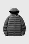 Hættejakke til Mænd - Koksgrå - Strik - Løs Pasform Dun - Koksgrå - Jakker - Valmont Wear