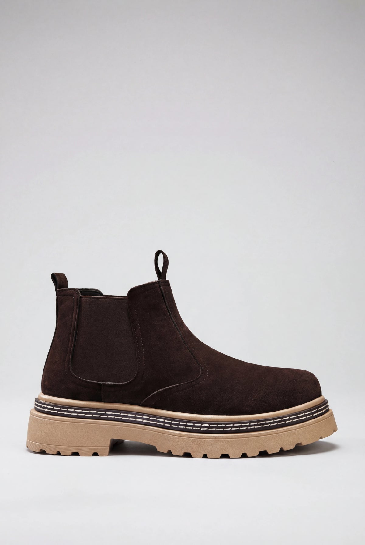 Herre Chelsea Boots i Ruskind - Kaffebrun - Kaffebrun - Boots - Valmont Wear