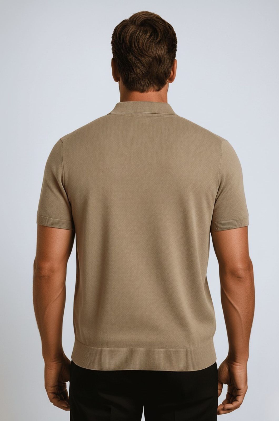 Polo Shirt Mænd i Teknisk Stof Slank Fit - - Polo skjorter - Valmont Wear