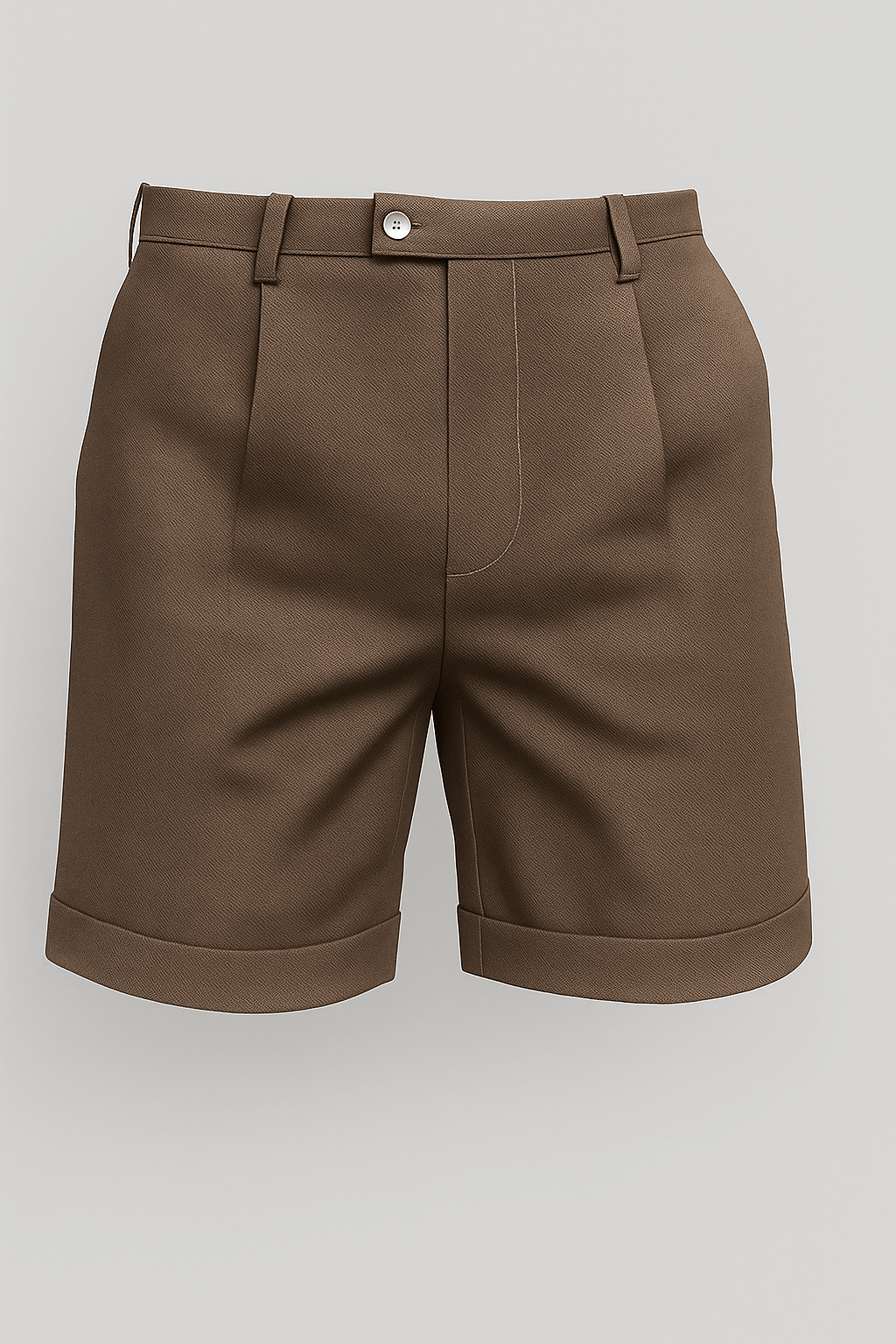 Herreshorts med læg og lommer – Taupe og alsidige - Taupe - Shorts - Valmont Wear