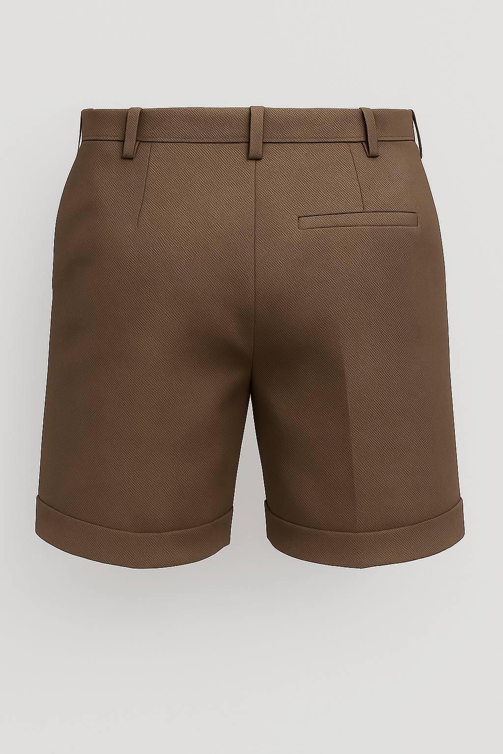 Herreshorts med læg og lommer – Taupe og alsidige - - Shorts - Valmont Wear
