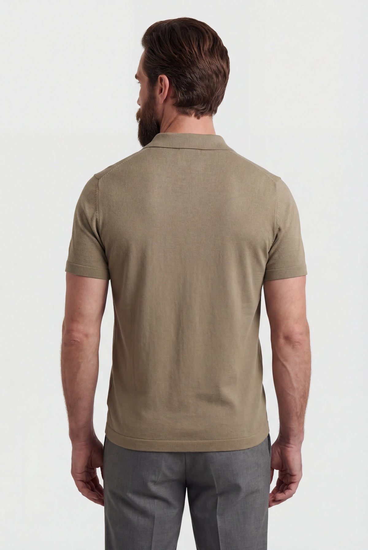 Polo Shirt Mænd i Teknisk Stof Slank Fit