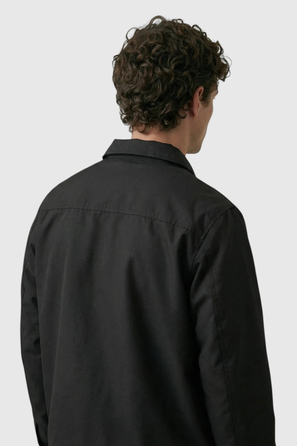 Letvægts Twill Jakke til Mænd - Sort - Regular Fit - Jakker - Valmont Wear