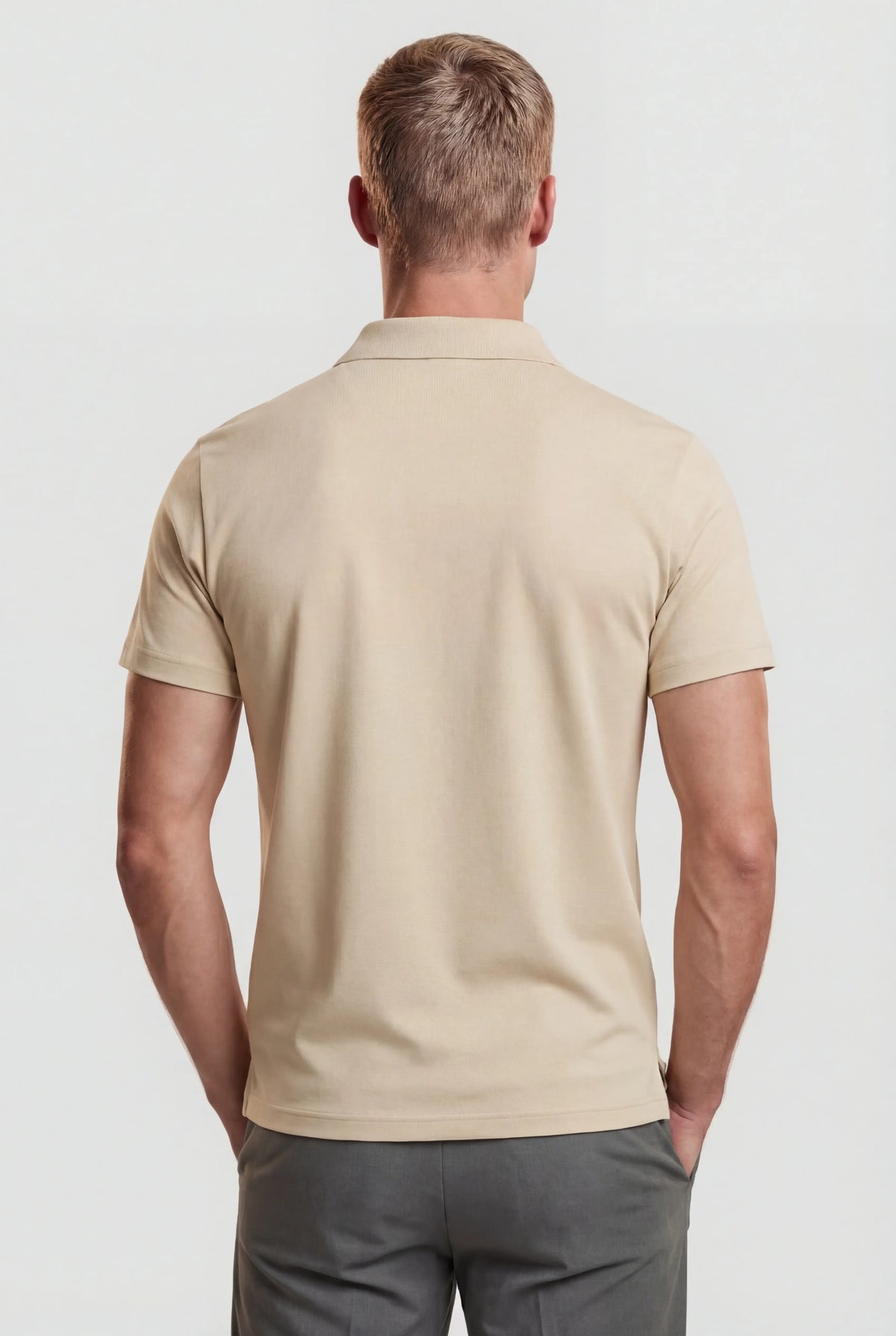 Polo Shirt Mænd i Teknisk Stof Slank Fit - Polo skjorter - Valmont Wear