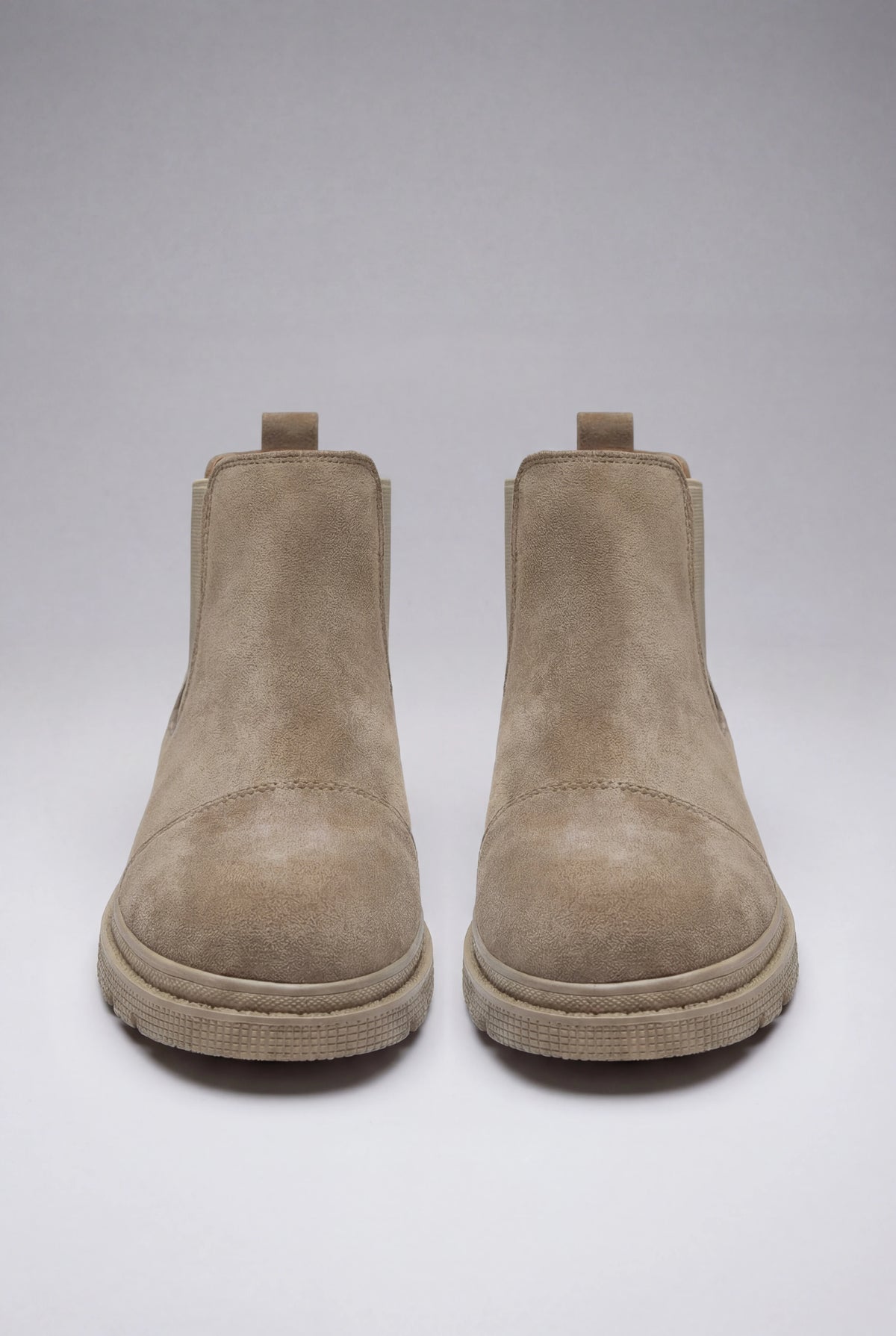 Herre Chelsea Boots i Ruskind - Sand - Taupe - Boots - Valmont Wear