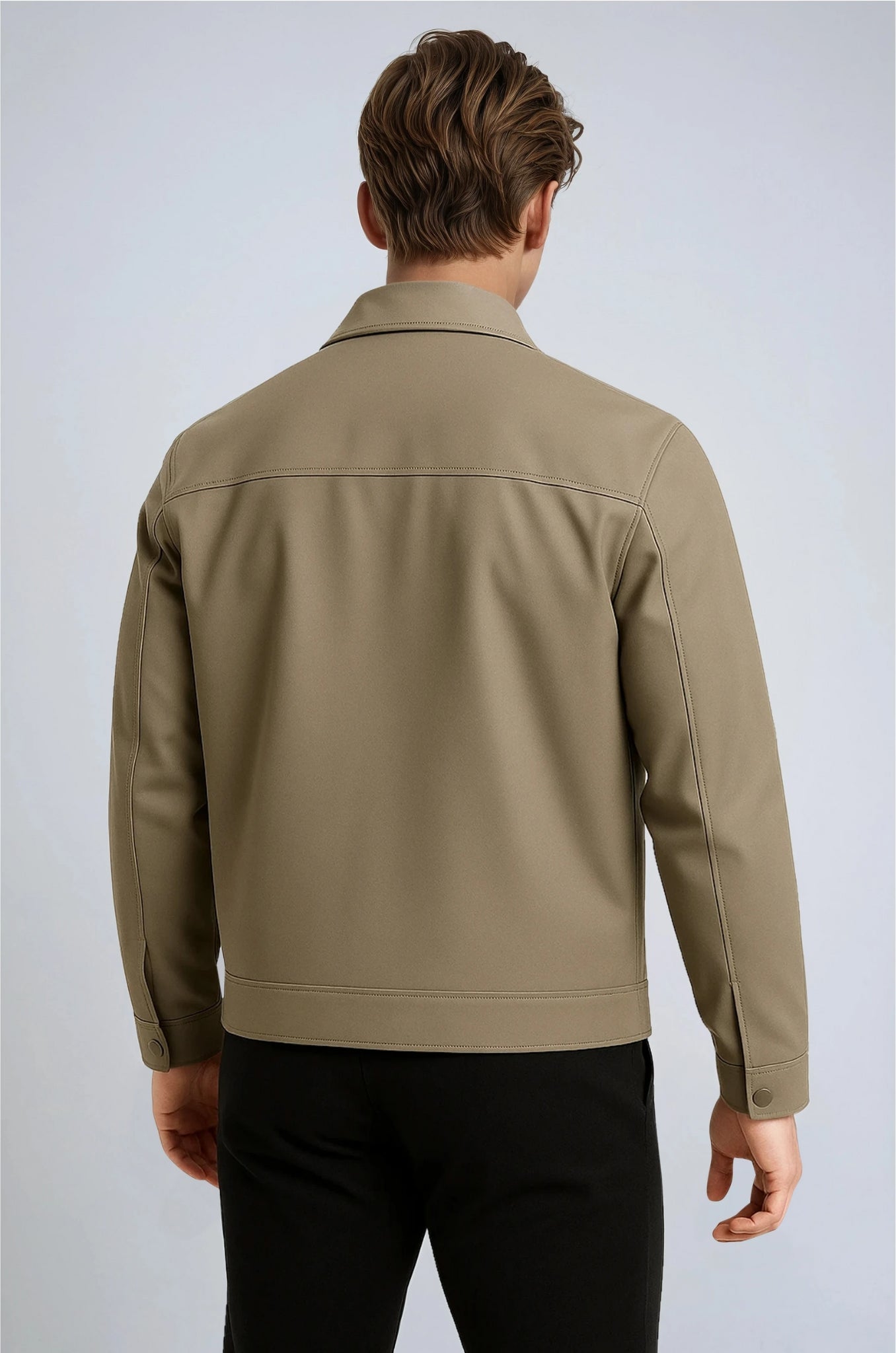 Khaki Casual Jakke - - Jakker - Valmont Wear