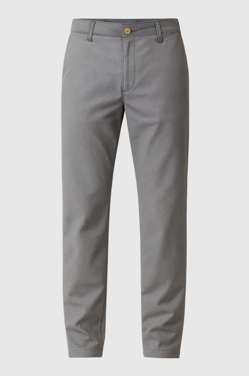 Herrebukser – Straight Fit Bomuld med Stræk – Grå – Fire Årstider – Kontor & Casual - - Pants - Valmont Wear